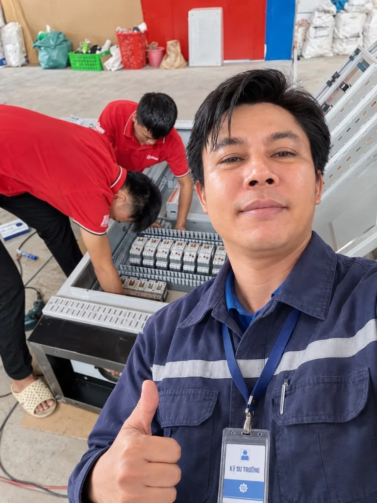 KS. Lê Đình Đông, kỹ sư phụ trách kỹ thuật Thợ Điện Bình Dương