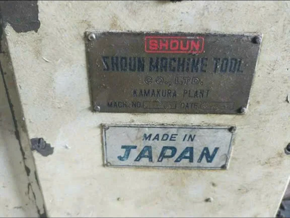 Tem máy công cụ Shoun Machine Tool Co Ltd Kamakura Plant Made in Japan nguyên bản